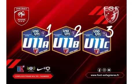 U11 A;B;C- EXCELLENCE/ HONNEUR/ PROMOTION - Nés en 2014 &amp; 2015 (Saison 2024/2025)