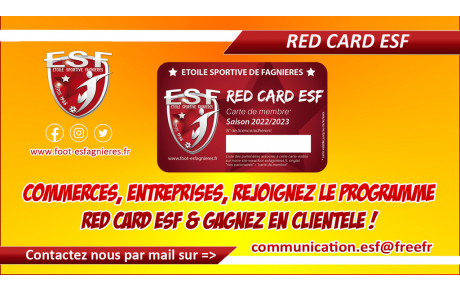 PROGRAMME RED CAR ESF