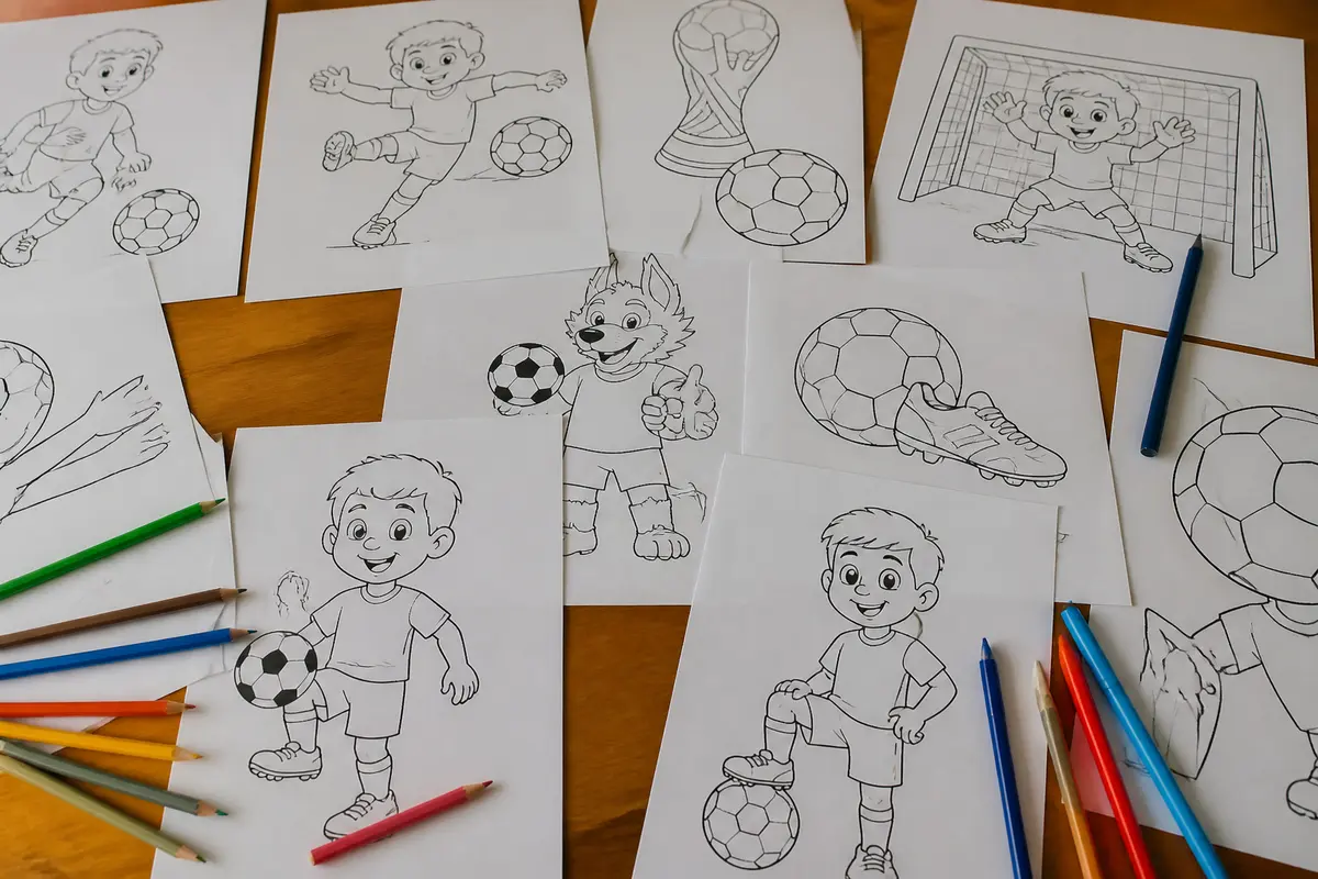 Coloriage foot à imprimer : 42 dessins gratuits à télécharger
